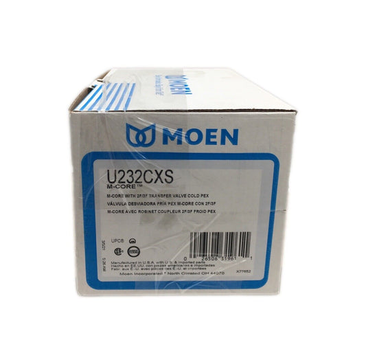 MOEN M-CORE Valve w/ 2 or 3 Function Integrated Transfer Valve U232CXS