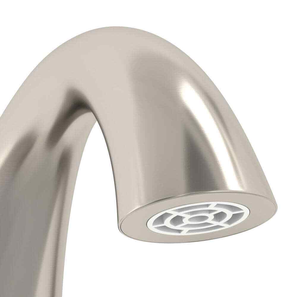 Glacier Bay Builders 2-Handle Deck-Mount Roman Tub Faucet in Brushed Nickel