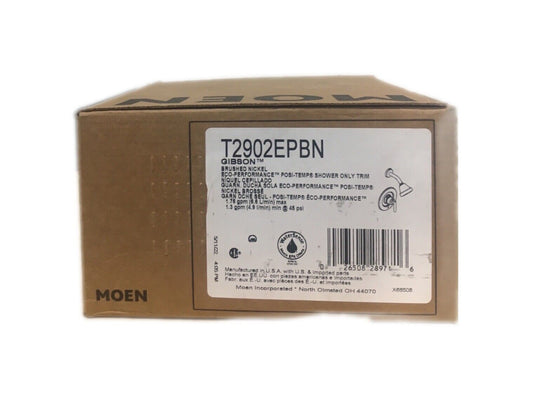 MOEN Gibson Single-Handle Posi-Temp Shower Faucet Trim Kit in Brushed Nickel