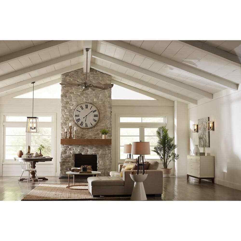 Progress Lighting Briarwood 1-Light Graphite Farmhouse Wall Sconce Light