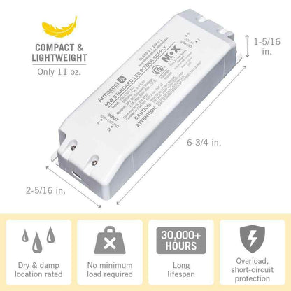 Armacost Lighting 60-Watt 24-Volt Constant Voltage Dimming LED Power Supply
