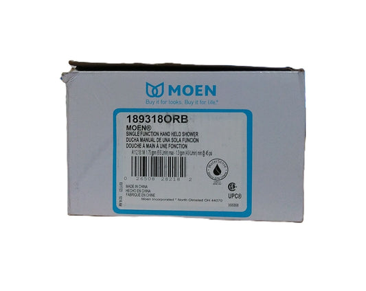 MOEN Modern Rectangular Replacement Handheld Shower Head in Oil Rubbed Bronze