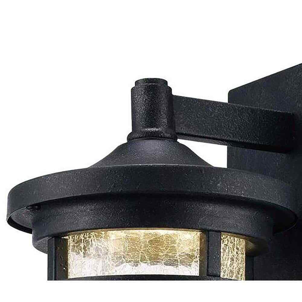 Home Decorators Westbury Aged Iron Outdoor LED Wall Lantern Sconce