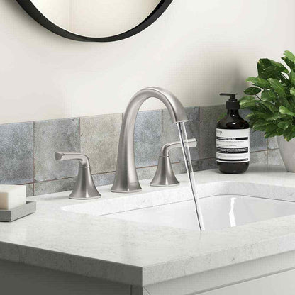 KOHLER Sundae 8 in. Widespread Double Handle Bathroom Faucet