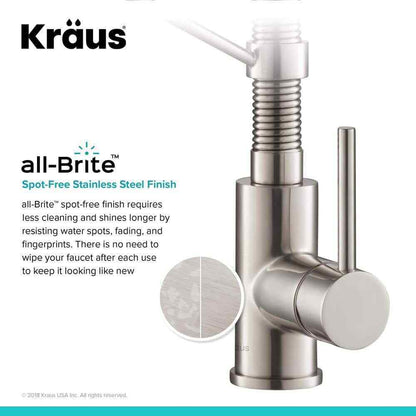 KRAUS Bolden Single-Handle Pull-Down Sprayer Kitchen Faucet