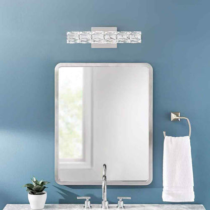Home Decorators Keighley 24" Integrated LED Chrome Bathroom Vanity Light Fixture