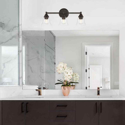 Hampton Bay Marsden 23.5 in. 3-Light Oil Rubbed Bronze Transitional Vanity