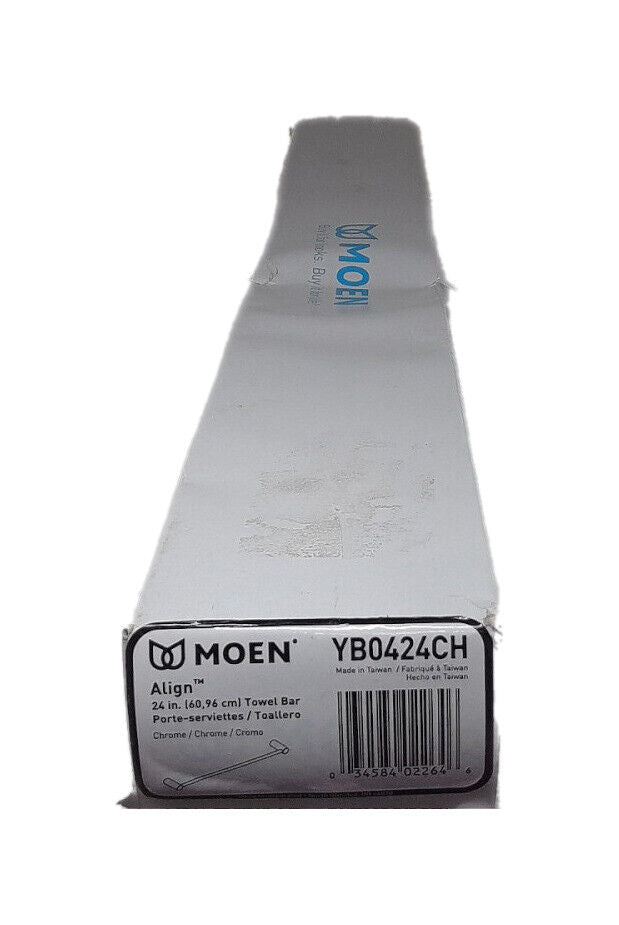 MOEN Align 24 in. Towel Bar in Chrome YB0424CH