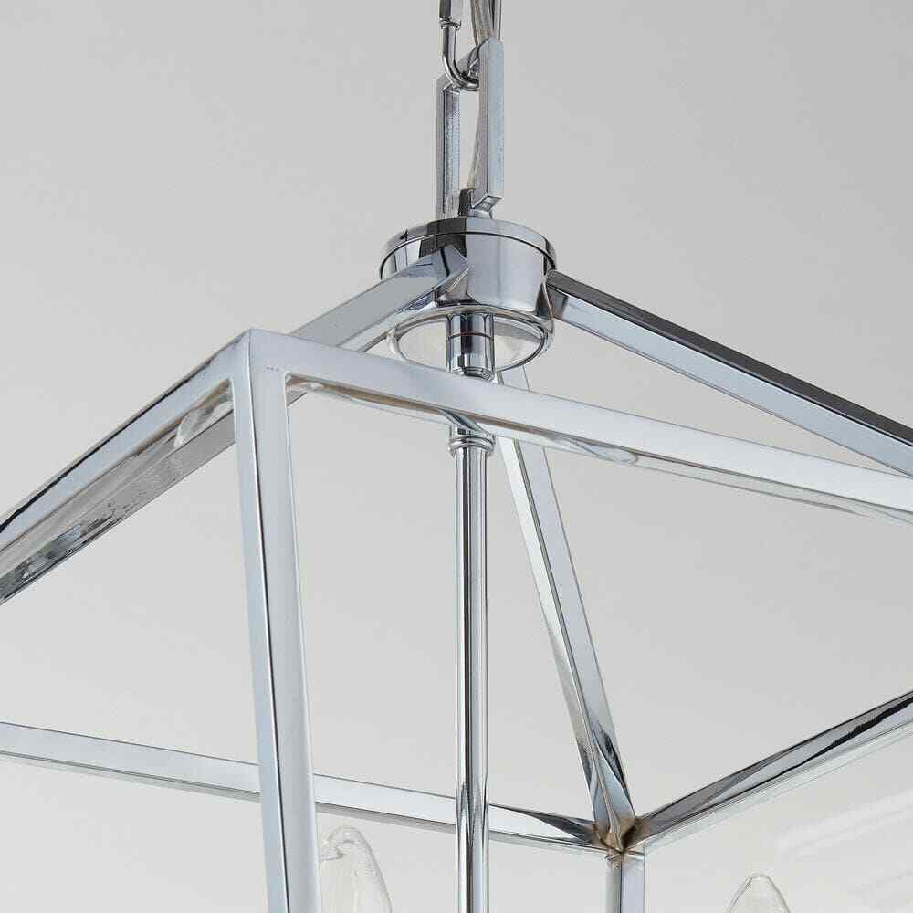 Home Decorators Weyburn 4-Light Polished Chrome Farmhouse Chandelier CP 46201