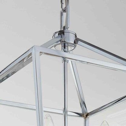 Home Decorators Weyburn 4-Light Polished Chrome Farmhouse Chandelier CP 46201