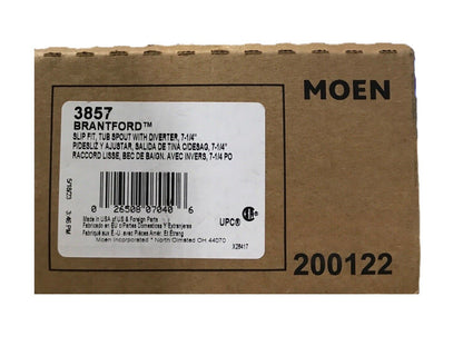 MOEN Brantford 7-1/4 in. Diverter Tub Spout with Slip Fit Connection in Chrome