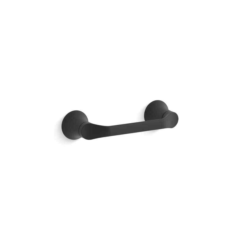 KOHLER Simplice Wall Mounted Toilet Paper Holder in Matte Black