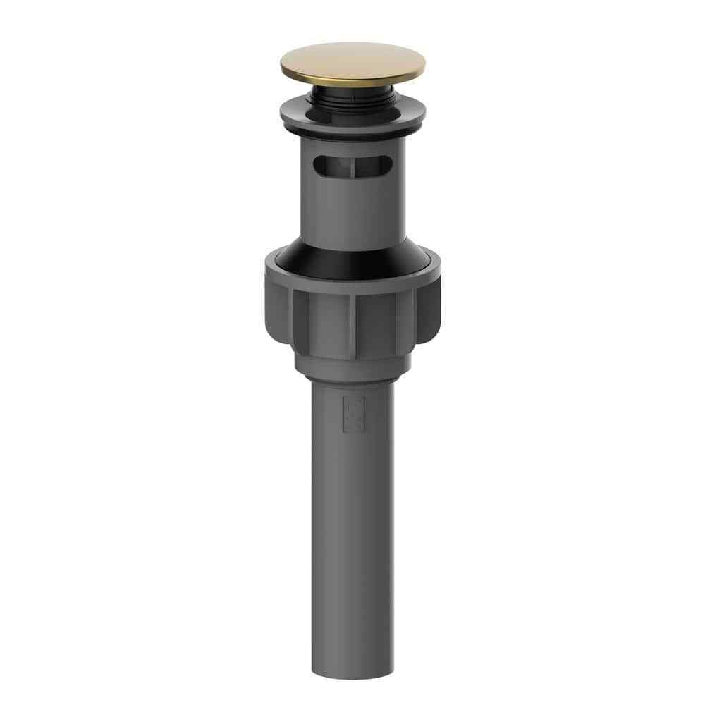 Glacier Bay Dorind Single Hole Deck Mount High-Arc Bathroom Faucet in Matte Gold