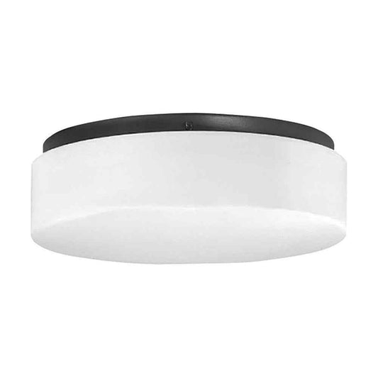 Progress Lighting LED Drums Black Integrated LED Flush Mount
