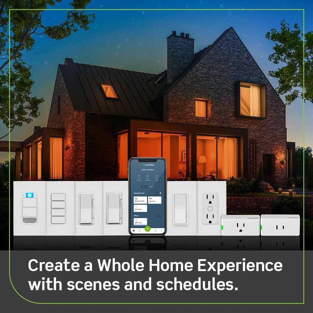 Leviton Decora Smart Wi-Fi 300W Single Pole Mini Plug-In Dimmer 2nd Gen
