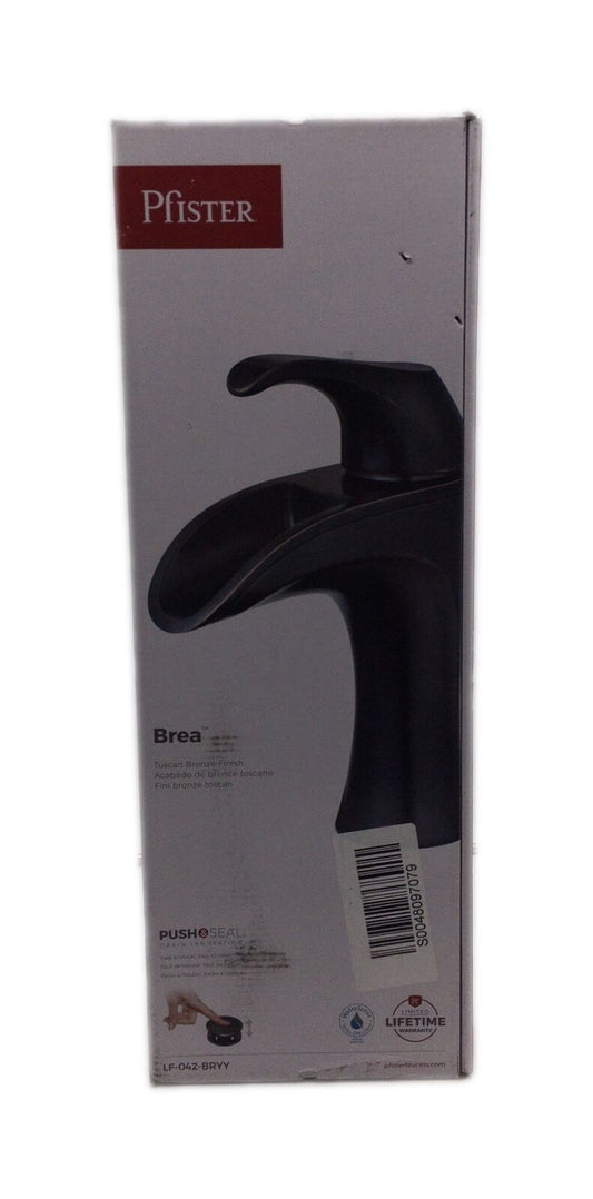Pfister Brea 4 in. Centerset Single-Handle Bathroom Faucet in Tuscan Bronze