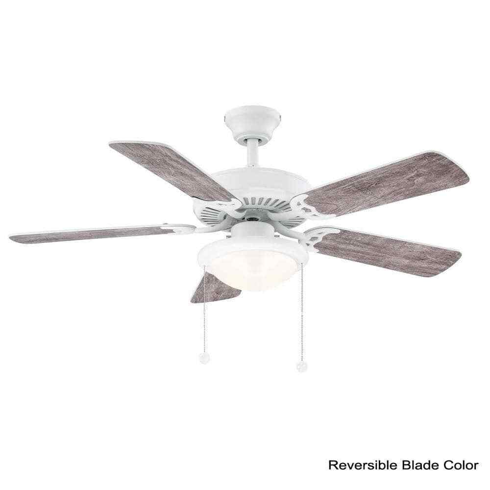 Trice 44 in. LED Matte White Ceiling Fan YG269AP-MWH