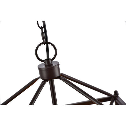 LAZZUR Touques 16 in. 8-Light Modern Matte Oil Rubbed Bronze Pendant