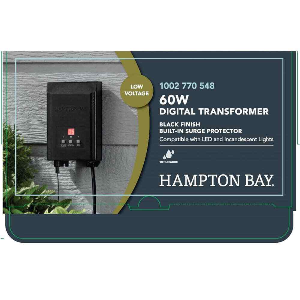 Hampton Bay Low-Voltage 60-Watt Landscape Lighting Transformer