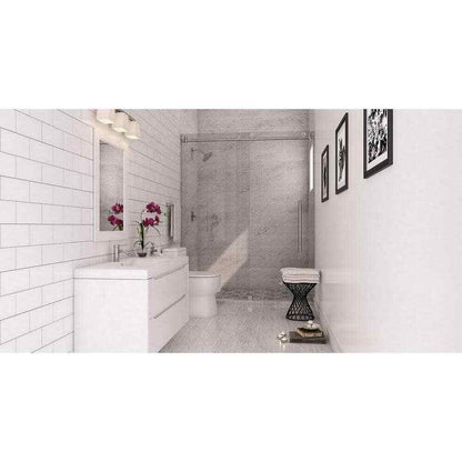 Hampton Bay Architecture 3-Light Brushed Nickel Vanity Light
