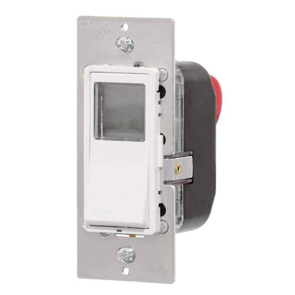 Leviton Programmable Timer Switch, 24-Hour, LCD Display, Single Pole