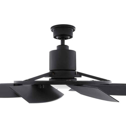 Home Decorators Stonemill��36 in. LED Outdoor Matte Black Ceiling Fan w/ Light