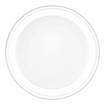 Denning 13 in. Brushed Nickel Smart Voice Controlled RGB LED Flush Mount