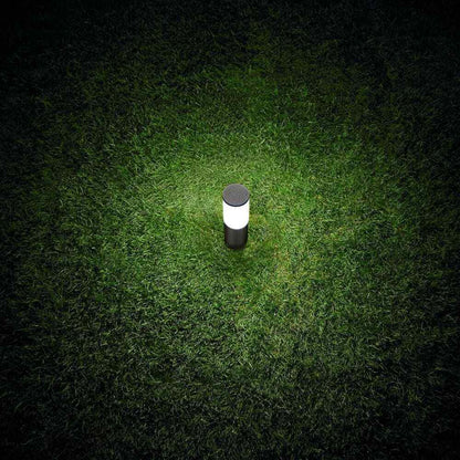 Hampton Bay Hartford Low Voltage Black LED Smart Outdoor Bollard Light