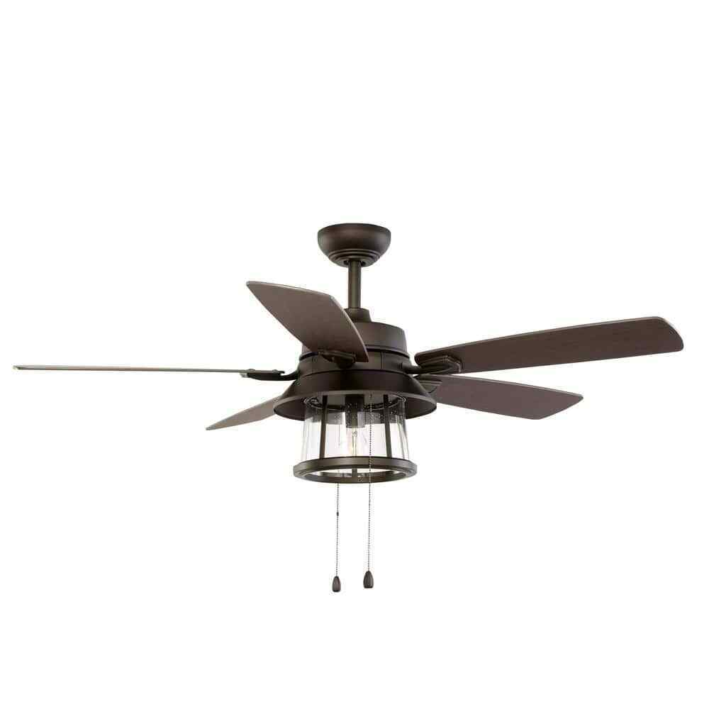 Home Decorators Shanahan 52 in. Indoor/Outdoor LED Bronze Ceiling Fan