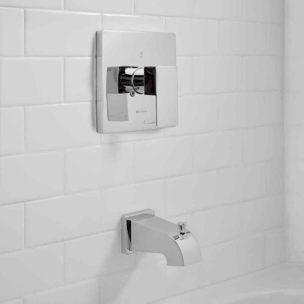 Glacier Bay Marx Single Handle 1-Spray Tub and Shower Faucet in Chrome
