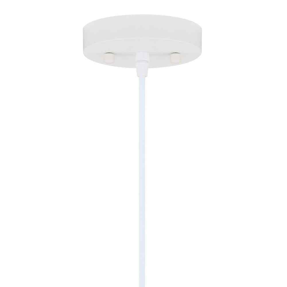 Hampton Bay Shawside 1-Light Tiered Brown Pendant Rattan