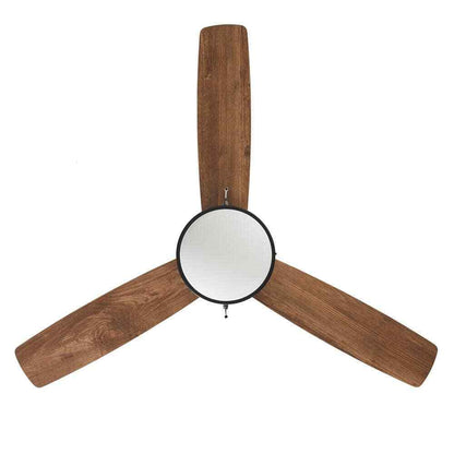 Hampton Bay Caprice 44 in. LED Indoor Matte Black Ceiling Fan w/ Light Kit