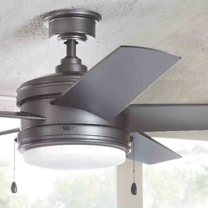 Home Decorators Collection Portwood 60 in. LED Outdoor Natural Iron Ceiling Fan