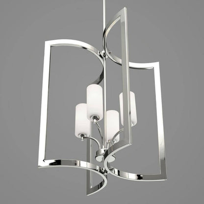 Progress Lighting Celeste Collection 4-Light Polished Nickel Pendant