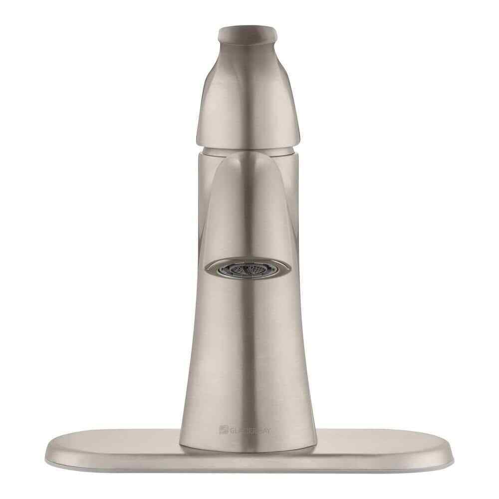 Glacier Bay Arnette Single Handle Single Hole Bathroom Faucet in Brushed Nickel