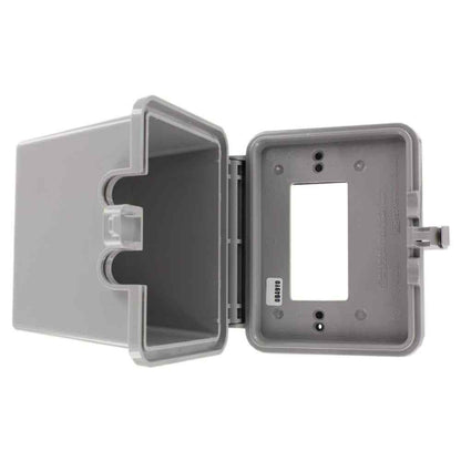 Leviton Decora/GFCI 1-Gang Raintight While-In-Use Device Mount Horizontal Cover
