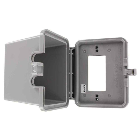 Leviton Decora/GFCI 1-Gang Raintight While-In-Use Device Mount Horizontal Cover