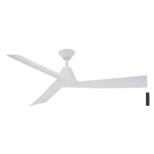 Home Decorators Easton 60 in. Indoor/Outdoor Matte White Ceiling Fan w/Remote
