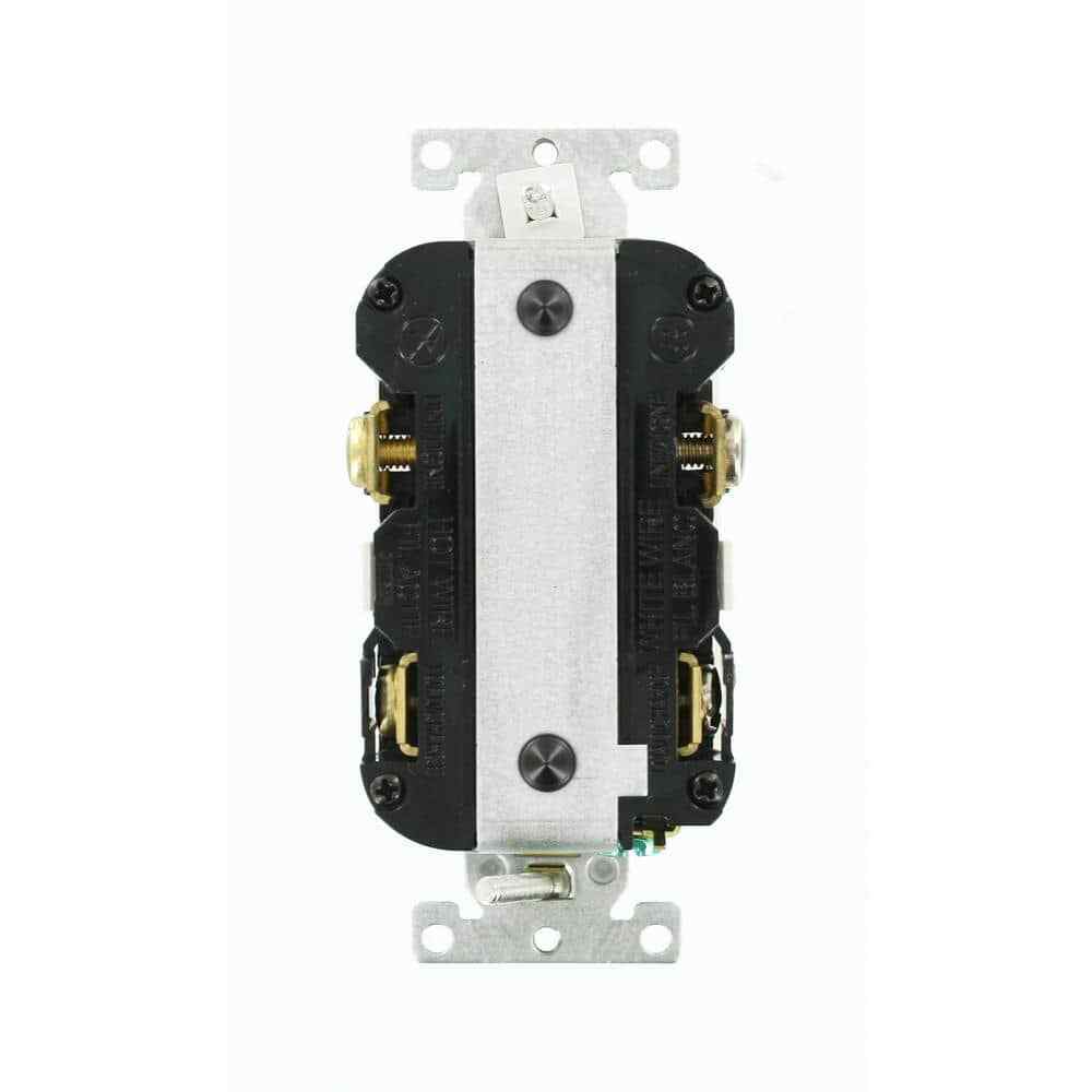 Leviton 20 Amp Self-Test SmartLockPro Hospital Grade Duplex GFCI Outlet