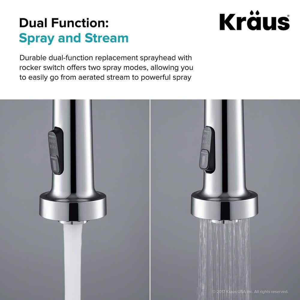 KRAUS Kitchen Faucet Spray Head in Chrome KFS-1CH