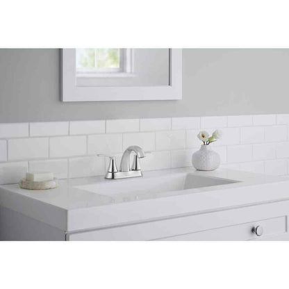 Glacier Bay Arnette 4 in. Centerset High-Arc Bathroom Faucet in Chrome