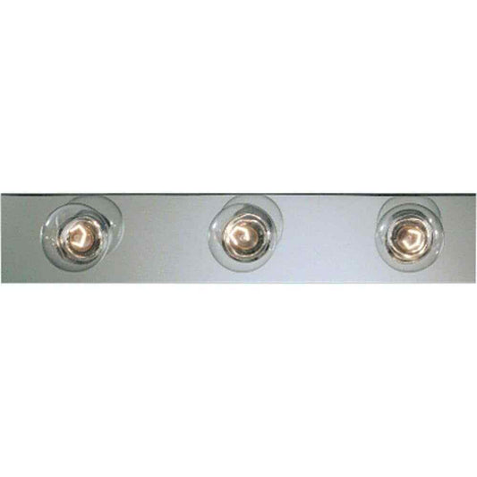 Progress Lighting Broadway 3-Light Polished Chrome Traditional Bath Vanity Light