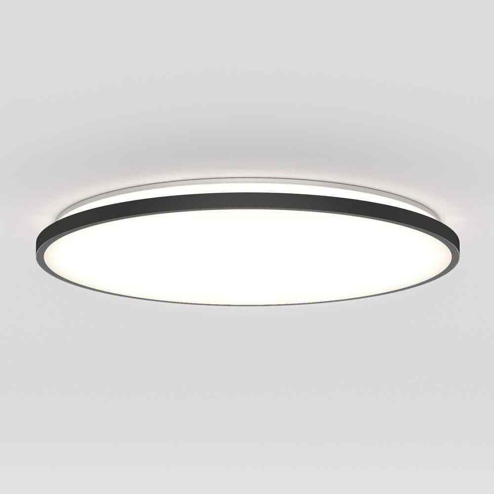 Artika Europa Modern Black LED CCT 3 Flush Mount Ceiling Light Fixture