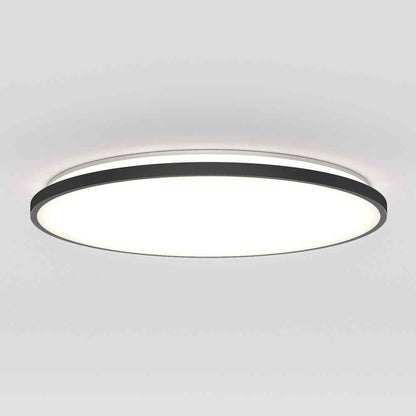 Artika Europa Modern Black LED CCT 3 Flush Mount Ceiling Light Fixture