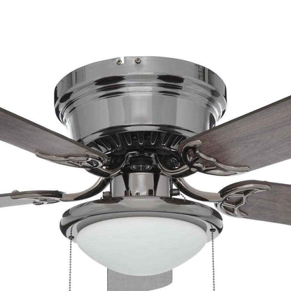 Hugger 52 in. LED Gunmetal Ceiling Fan AL383LED-GM