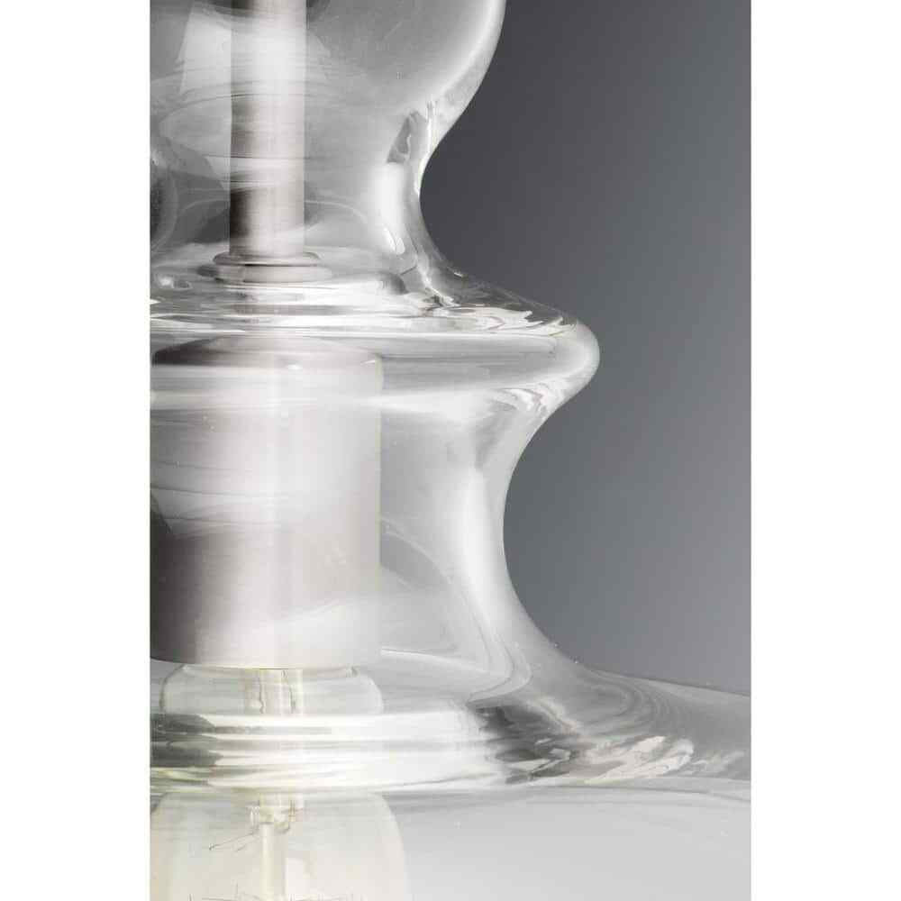 Progress Lighting Staunton Collection 9 in. 1-Light Brushed Nickel Pendant