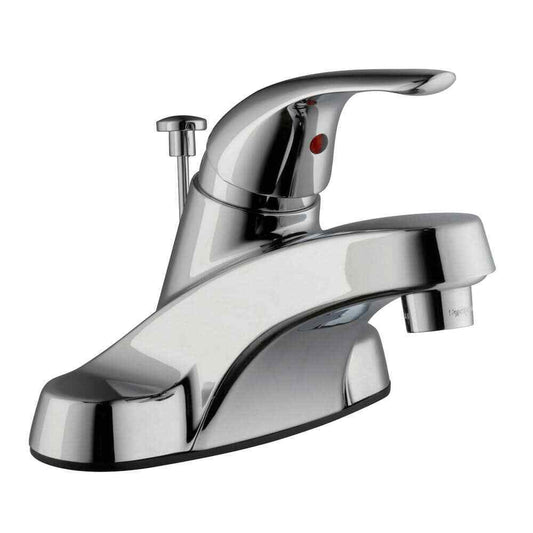 Glacier Bay Aragon 4 in. Centerset Low-Arc Bathroom Faucet in Polished Chrome