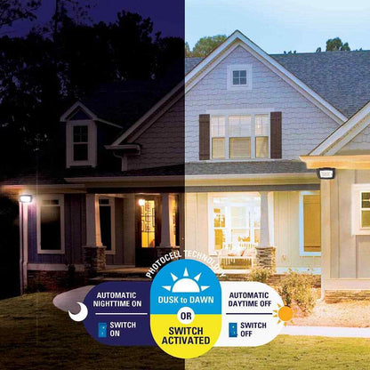 HALO ARFL 45-Watt Bronze Outdoor Integrated LED Residential Floodlight