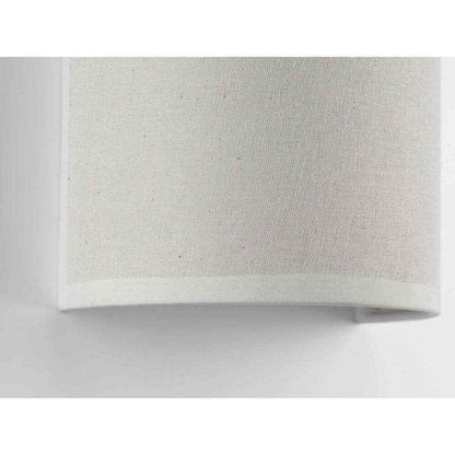 Progress Lighting Inspire 9-Watt White Linen Integrated LED Hallway Wall Sconce
