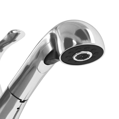 Glacier Bay Market Single-Handle Pull-Out Sprayer Kitchen Faucet Polished Chrome